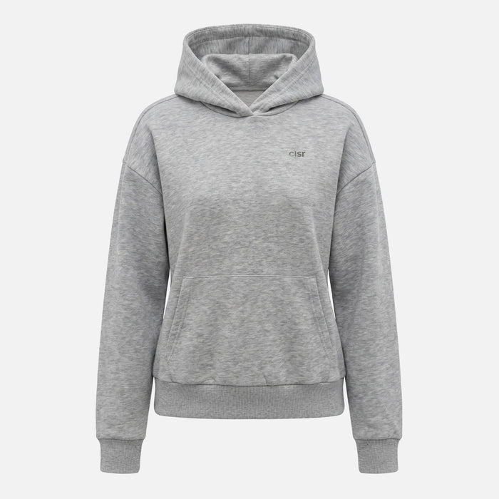 Essential Logo Hoodie | Grey Marl
