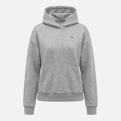 Essential Logo Hoodie | Grey Marl