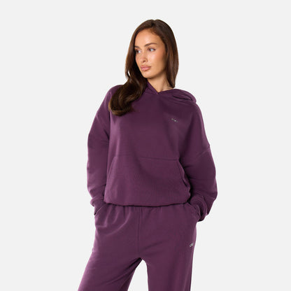 Essential Logo Hoodie | Plum