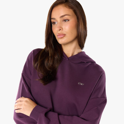 Essential Logo Hoodie | Plum