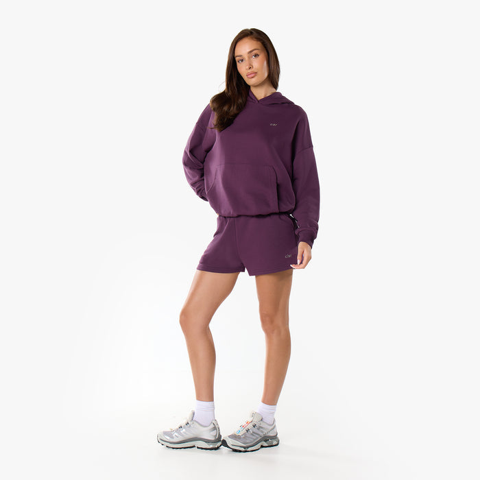 Essential Logo Hoodie | Plum