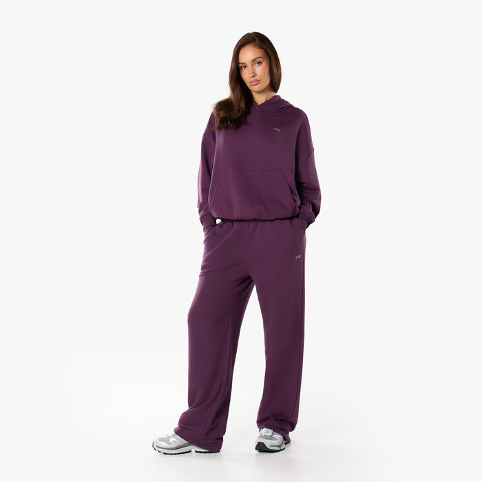 Essential Logo Hoodie | Plum