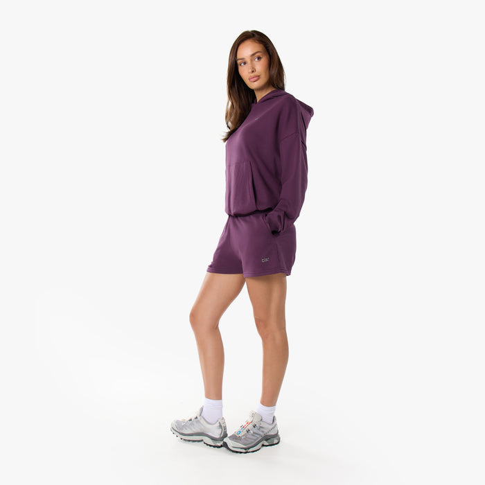 Essential Logo Hoodie | Plum