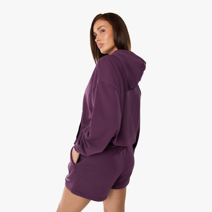 Essential Logo Hoodie | Plum