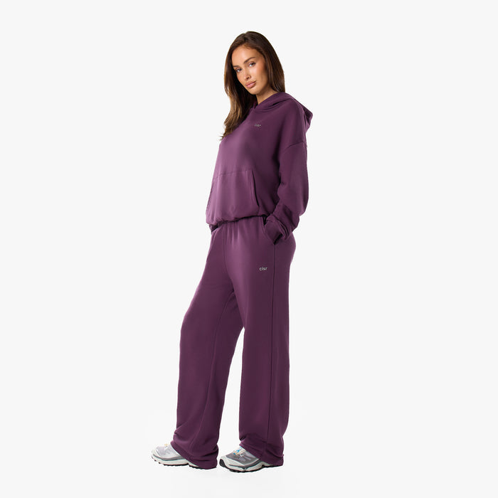 Essential Logo Hoodie | Plum