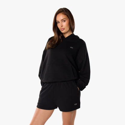 Essential Logo Hoodie Twinset | Black