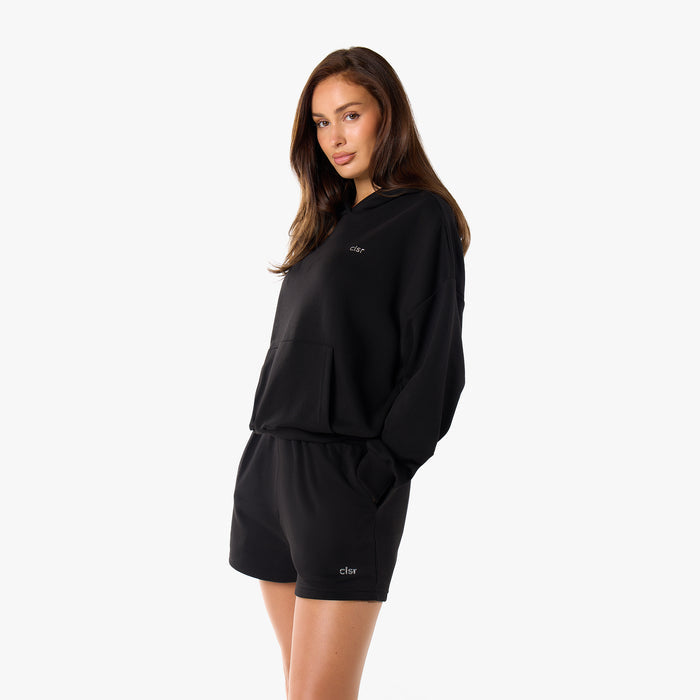 Essential Logo Hoodie Twinset | Black