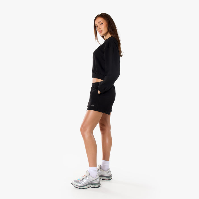 Essential Logo Sweatshirt Twinset | Black