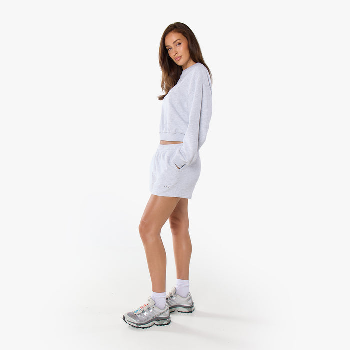 Essential Logo Sweatshirt Twinset | Grey Marl