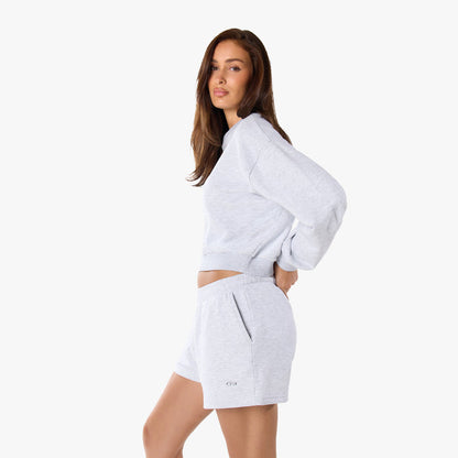 Essential Logo Sweatshirt Twinset | Grey Marl