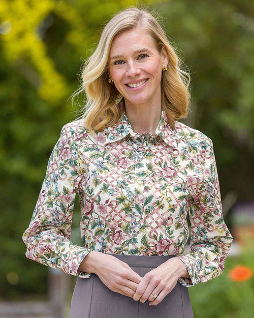 Esther Tana Lawn® Long Sleeve Blouse - Country Collection