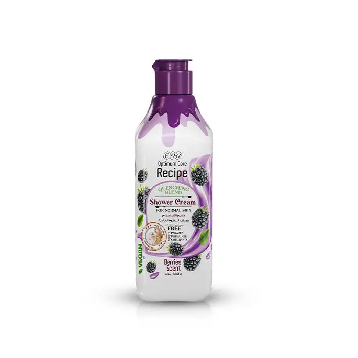 Eva Recipe Shower Cream Berries Scent 370ml
