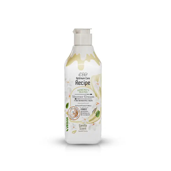Eva Recipe Shower Cream Vanilla Scent 370ml