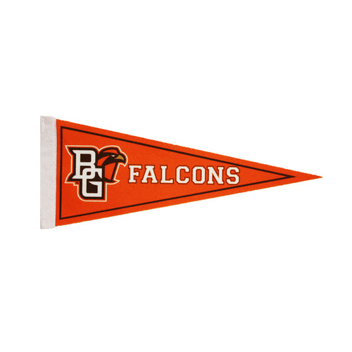 Falcons Sublimated 6x15 Felt Pennant Orange