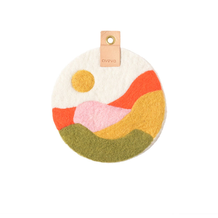 Felted Art Trivets | Aveva