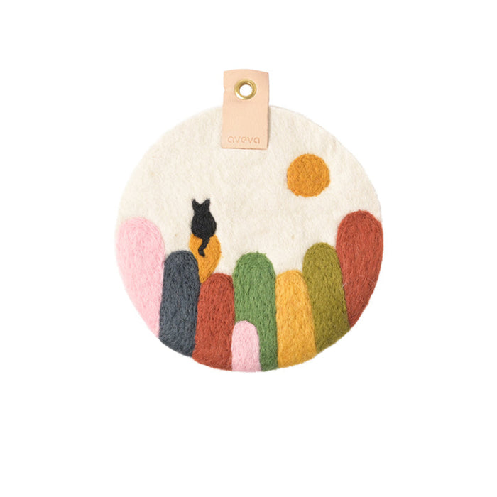 Felted Art Trivets | Aveva