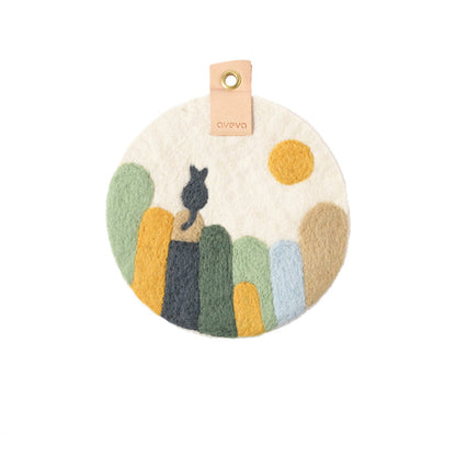Felted Art Trivets | Aveva