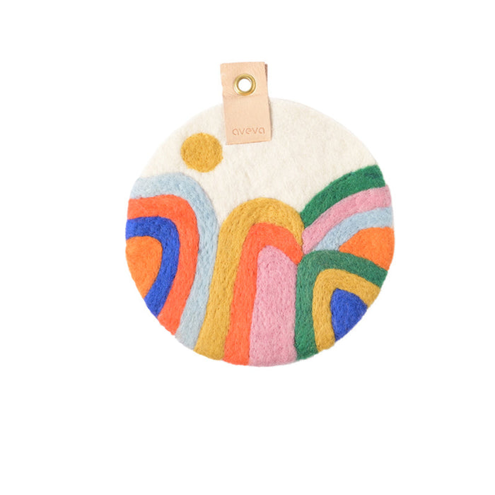 Felted Art Trivets | Aveva