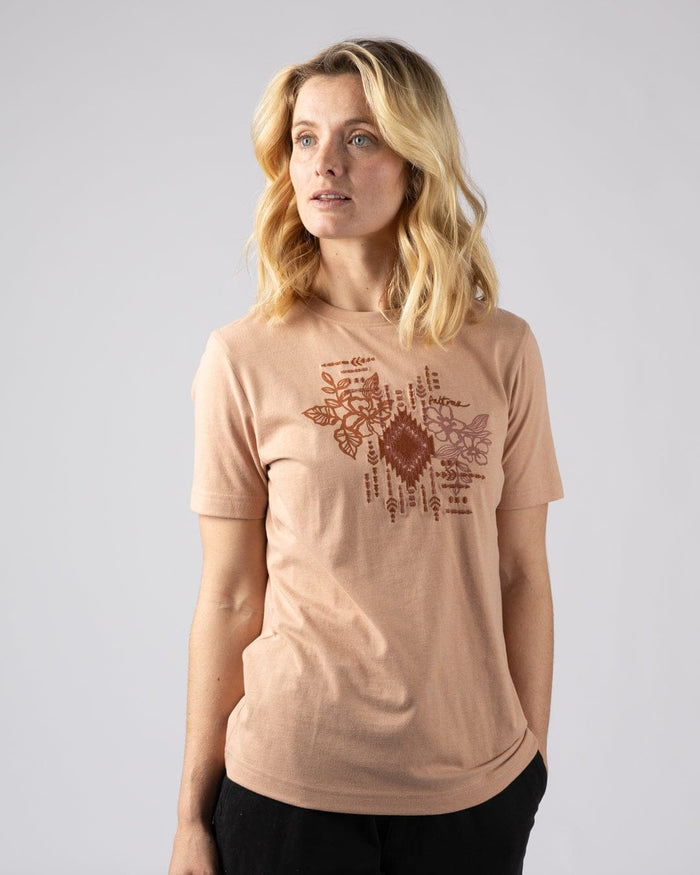 Flow Womens Short Sleeve T-Shirt in Orange