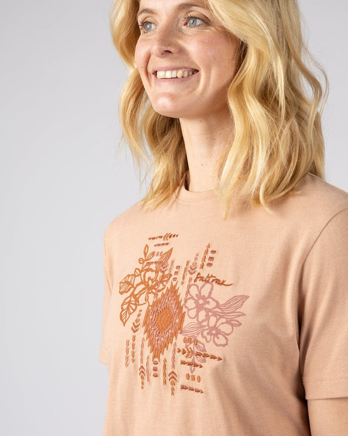 Flow Womens Short Sleeve T-Shirt in Orange