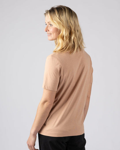 Flow Womens Short Sleeve T-Shirt in Orange