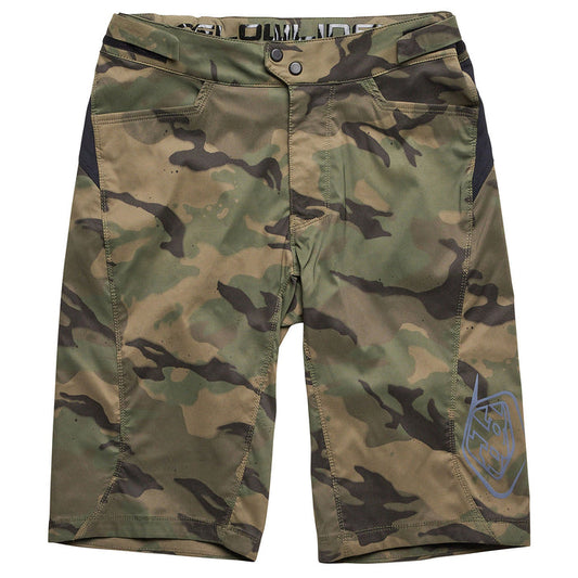 Flowline Short W/Liner Spray Camo Army