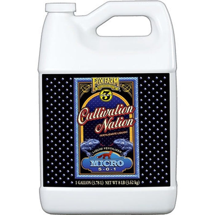 FoxFarm Cultivation Nation Micro 5-0-1 Liquid Micronutrient Supplement 1 Gallon