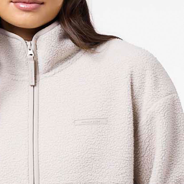 Full Zip Borg Fleece | Sand