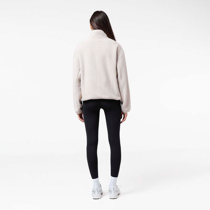 Full Zip Borg Fleece | Sand