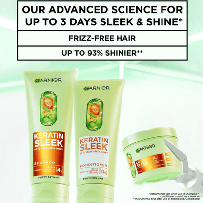 Garnier Keratin Sleek Hair Mask 370ml