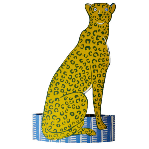 Giant Mantelpiece Menagerie Card: The Cheetah | Cambridge Imprint