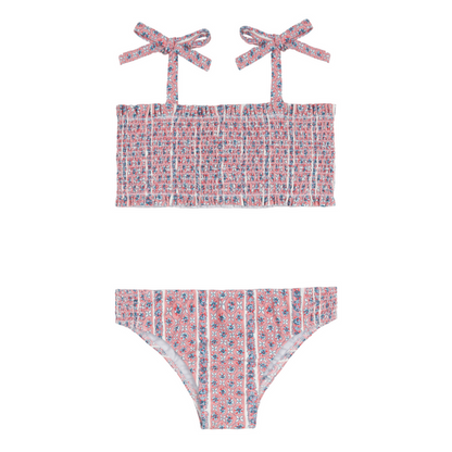 girls rosa vine smocked bikini