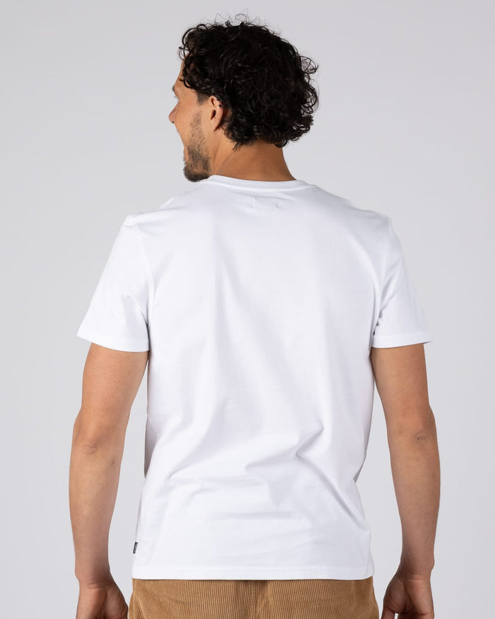 Glide 'N' Slide Mens Short Sleeve T-Shirt in White