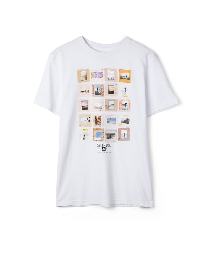 Glide 'N' Slide Mens Short Sleeve T-Shirt in White