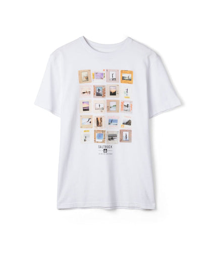 Glide 'N' Slide Mens Short Sleeve T-Shirt in White