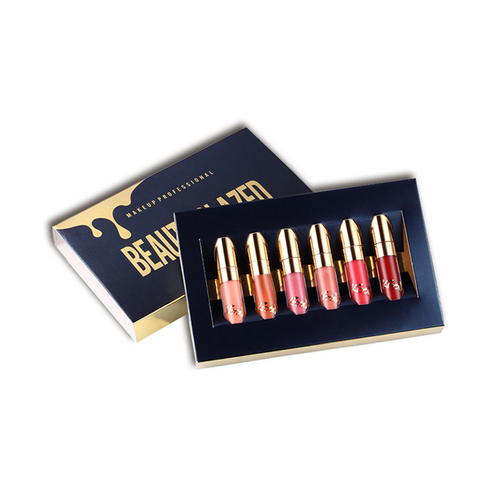 Gold 6 Lip Colors Kelly Kim Birthday Edition Set