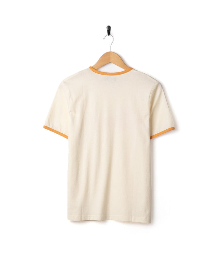 Golden Hour Womens Short Sleeve T-Shirt in Cream