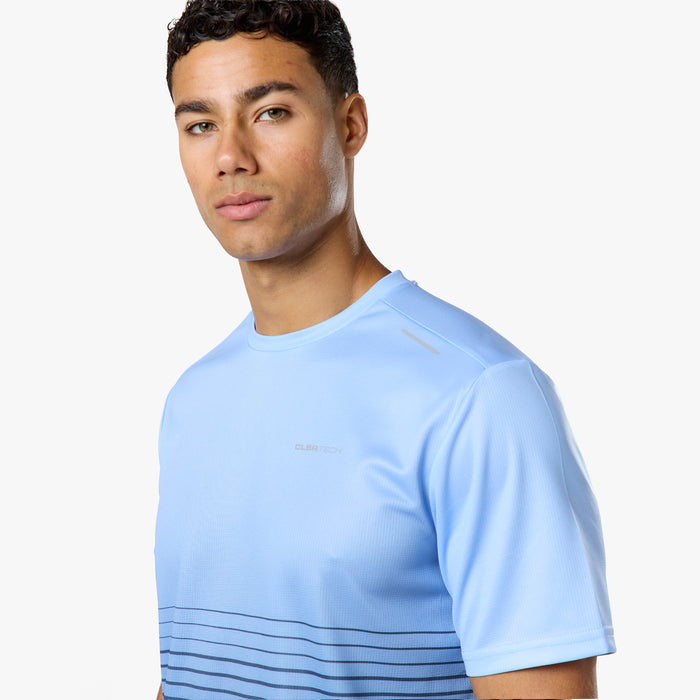 Gradient Motion T-Shirt | Blue