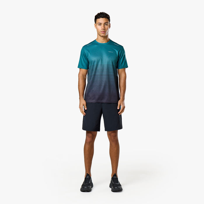 Gradient Motion T-Shirt | Teal