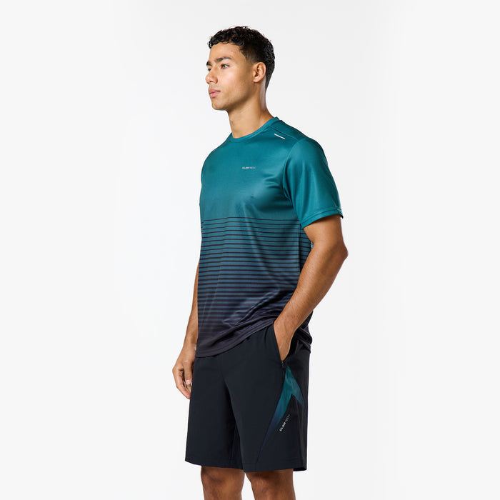 Gradient Motion T-Shirt | Teal