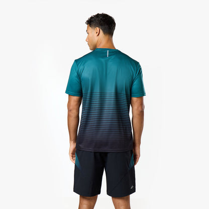 Gradient Motion T-Shirt | Teal