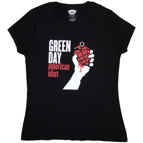 GREEN DAY - AMERICAN IDIOT - Ladies T-Shirt Black