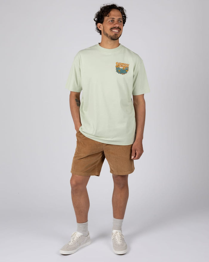 Growth Thru Nature Mens Short Sleeve T-Shirt In Light Green