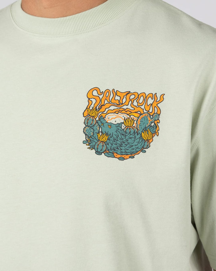 Growth Thru Nature Mens Short Sleeve T-Shirt In Light Green