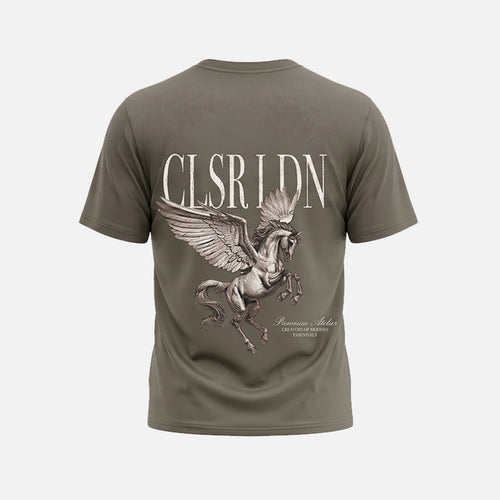 Grunge Pegasus T-Shirt | Brown