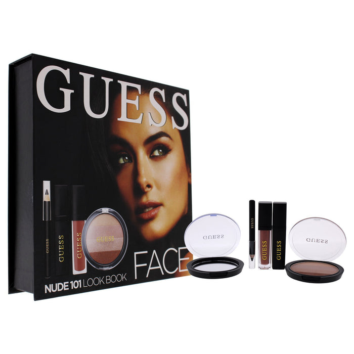 Guess Nude 101 Collection Face Kit: 1 Compact + 1 Eyeliner + 1 Mascara + 1 Lipstick + 1 Mirror - authentic fragrance from ...