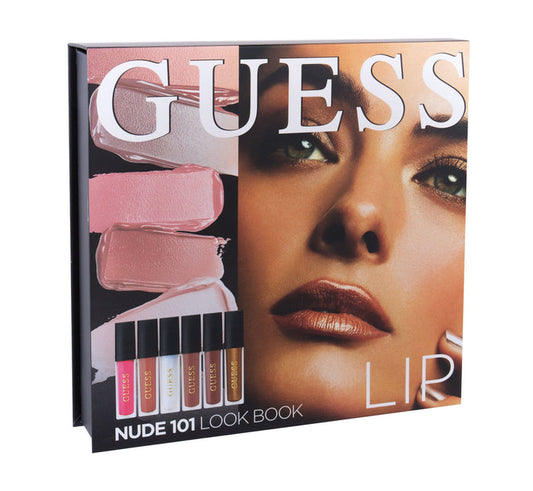 Guess Nude 101 Collection Lip Kit: 3 Lipgloss + 3 Lipsticks + 1 Mirror - authentic fragrance from Brands Warehouse Canada