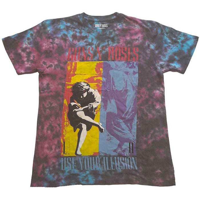 GUNS N ROSES - USE YOUR ILLUSION - T-Shirt Blue (Wash Collection)