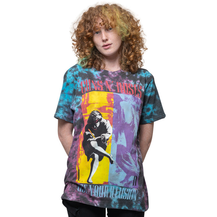 GUNS N ROSES - USE YOUR ILLUSION - T-Shirt Blue (Wash Collection)