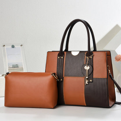 H2029 - Fashion Embroidery 2pc Handbag Set